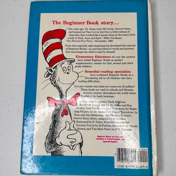 The Cat In The Hat Beginner Book Dictionary 1964 Dr. Seuss P.D. Eastman 1964 - Picture 5 of 7
